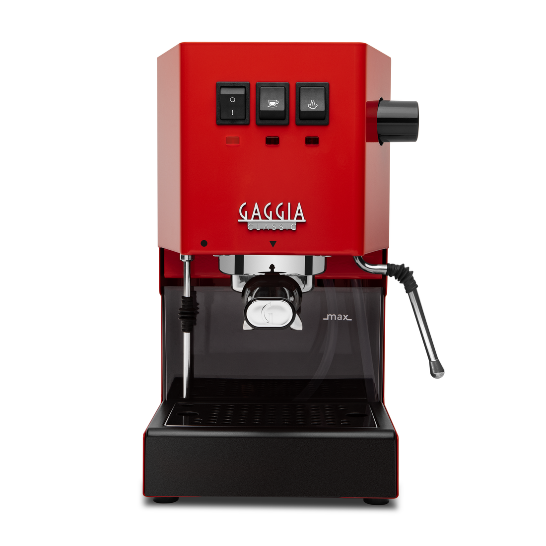 Gaggia Classic Pro E24 Cherry Red front || Cherry Red