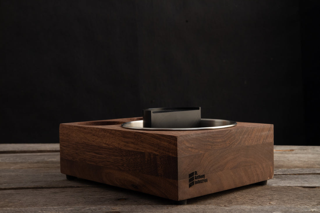 Saint Anthony Industries The Bloc Espresso Knock Box + Tamp Station