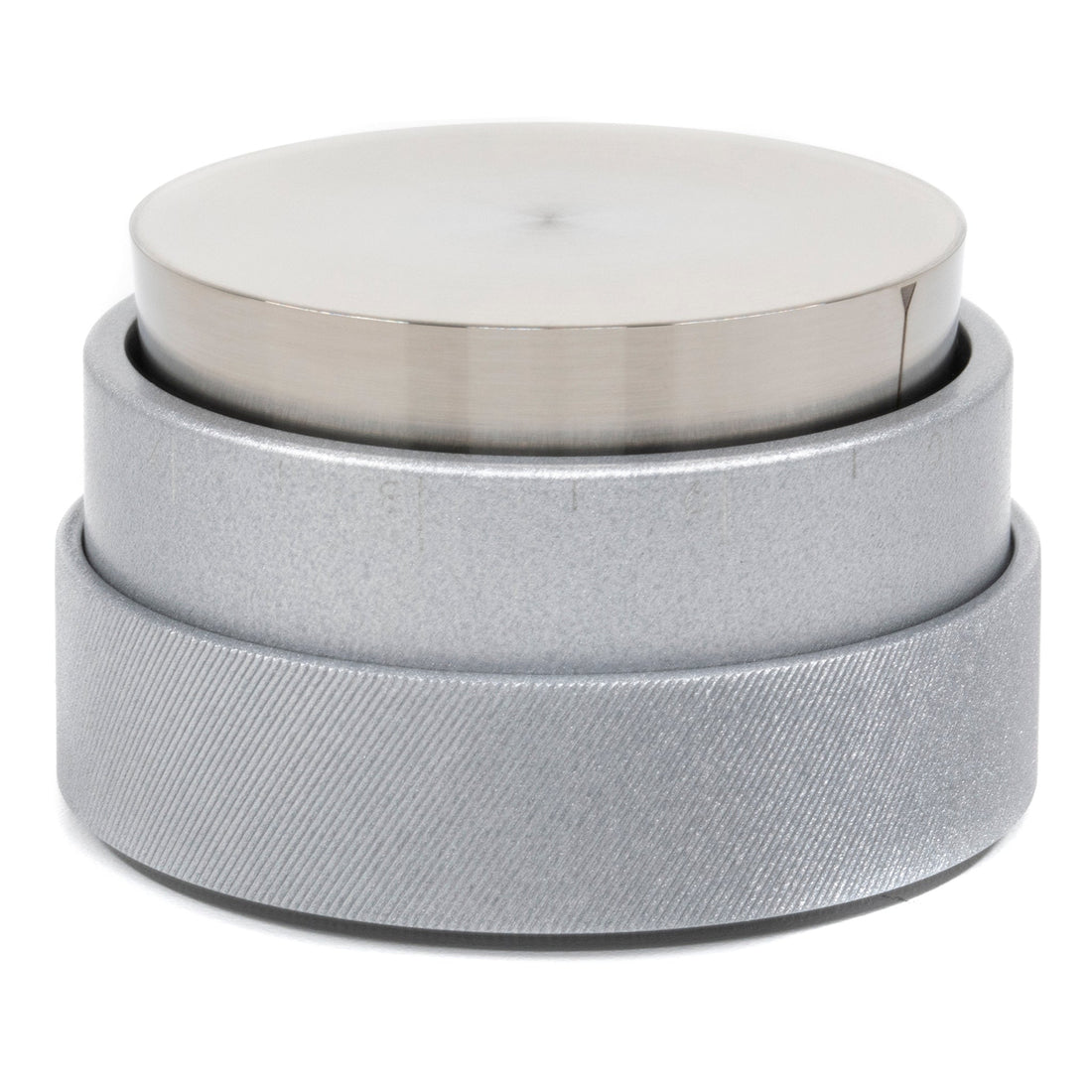 Saint Anthony Industries New Levy Precision Tamping Tool 58.3mm - Teflon Silver
