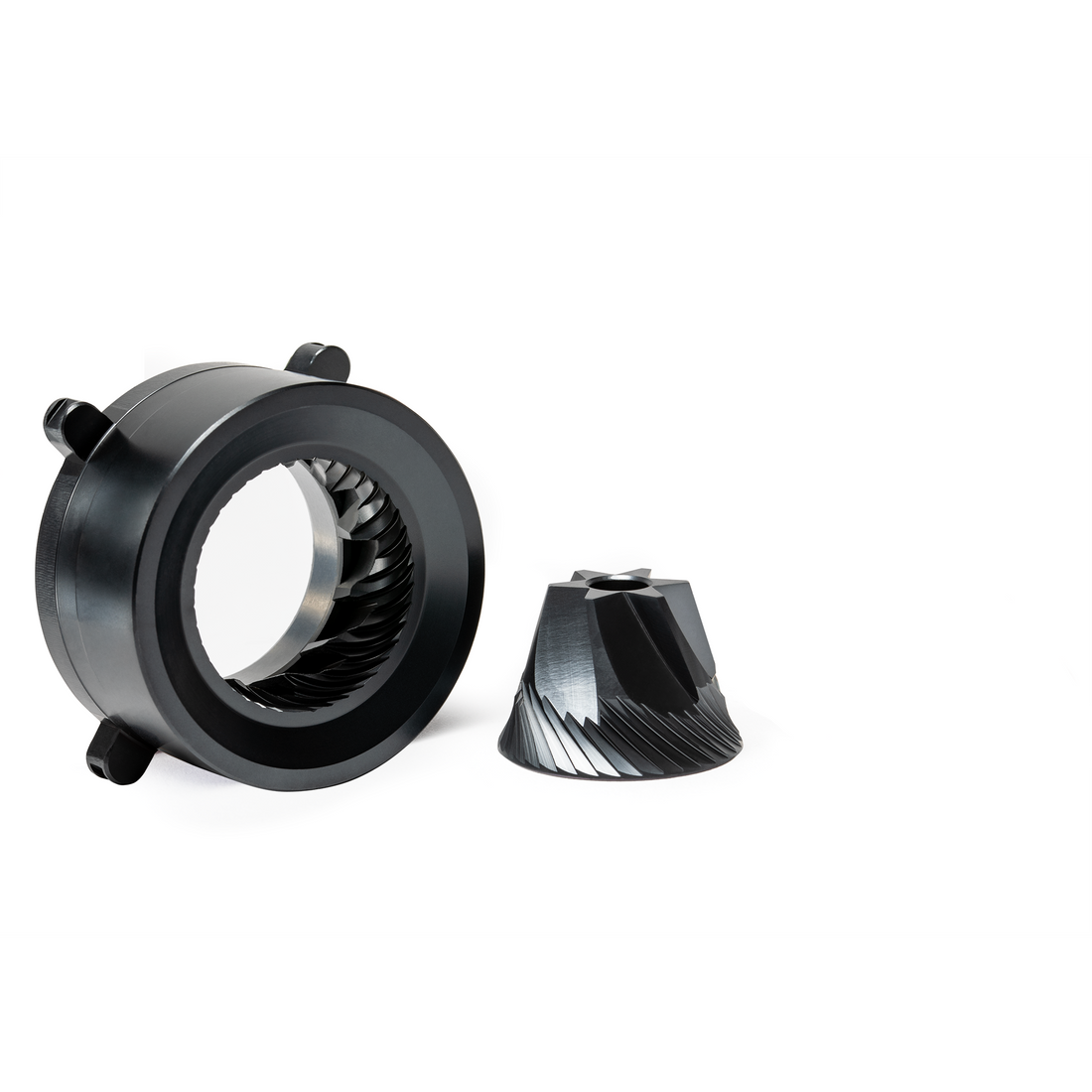 Varia VS3 Supernova Black Titanium Plated 38mm Conical Burr Set || Supernova Black Titanium Plated