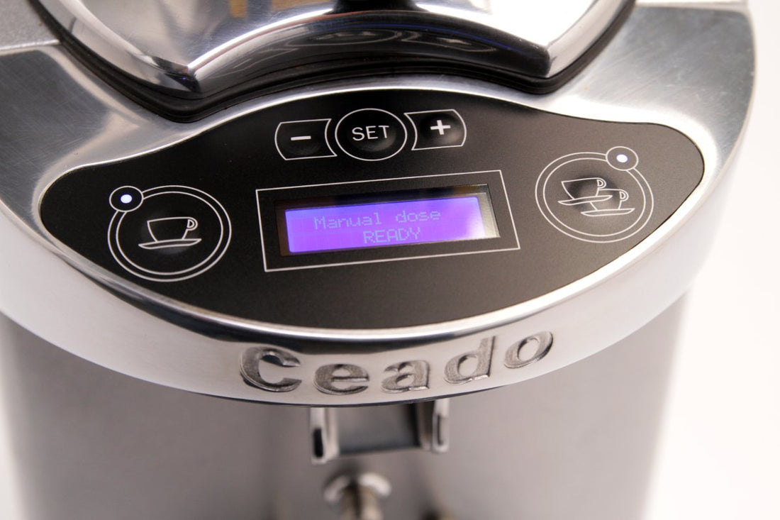 Ceado E92 Electronic Conical Burr Coffee Grinder Menu