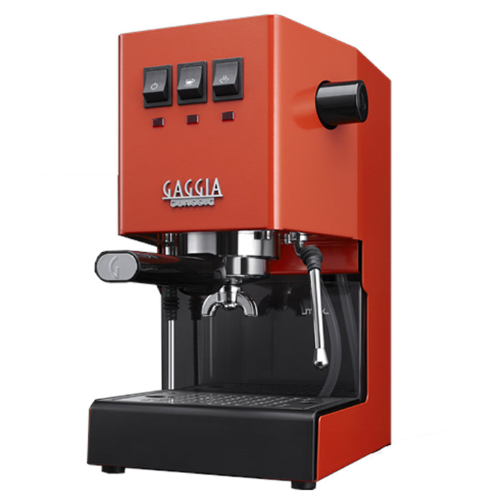 Gaggia Classic Pro Espresso Machine in Lobster Red – Whole Latte