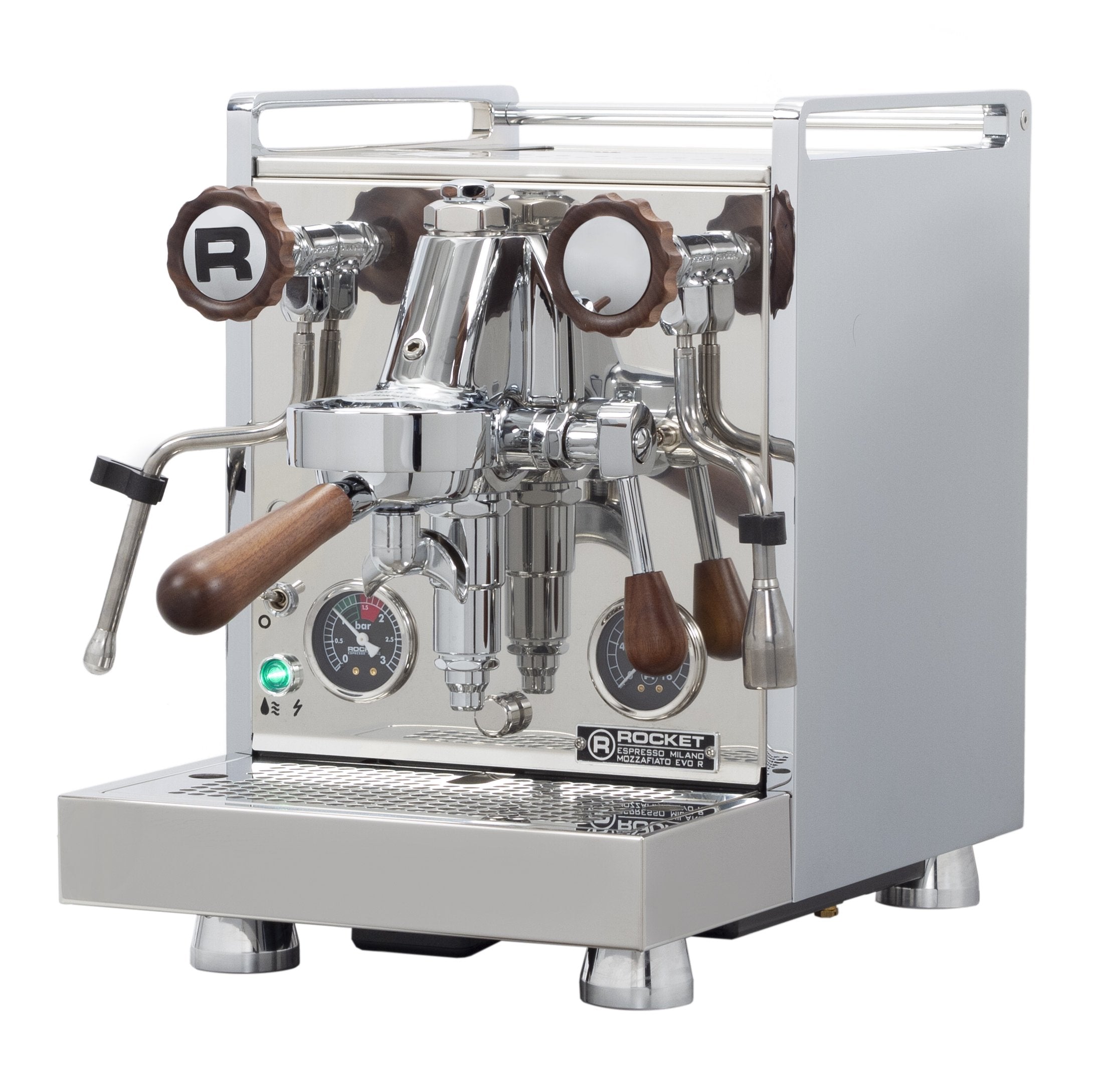 Rocket Espresso Mozzafiato Cronometro R Espresso Machine - Walnut Acce
