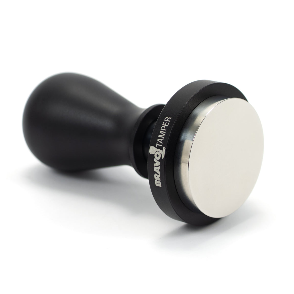 Bravo 54.7 mm Espresso Tamper Aluminum Handle Matte Black Whole