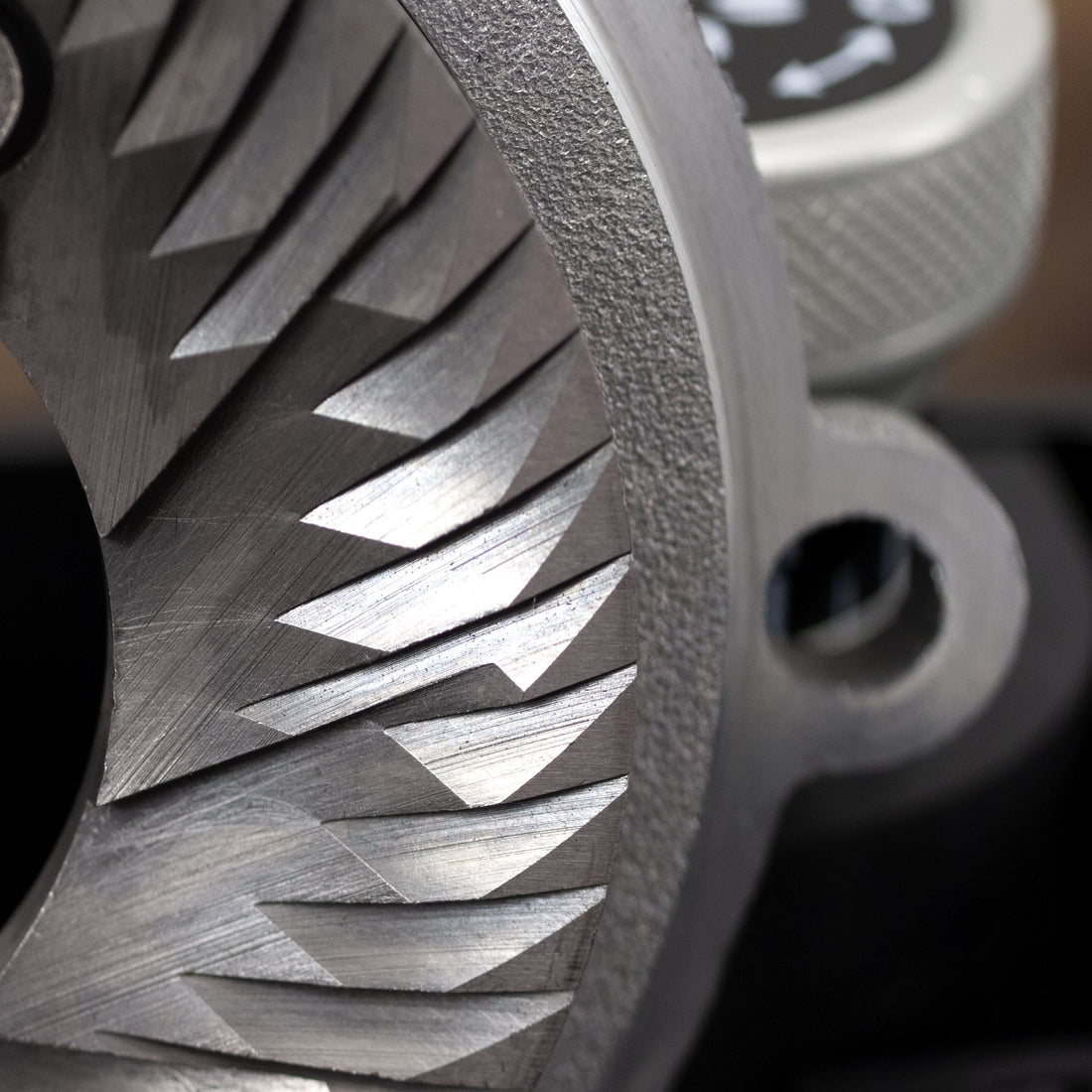 75 millimeter flat steel burrs