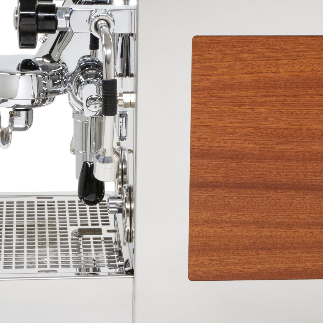 Profitec Pro 600 Sapele Quarter Cut Panels Install