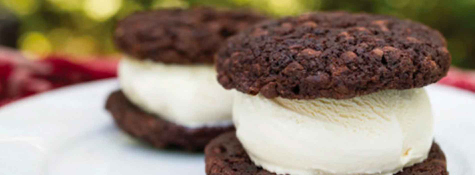 Chocolate Espresso Ice Cream Sandwiches