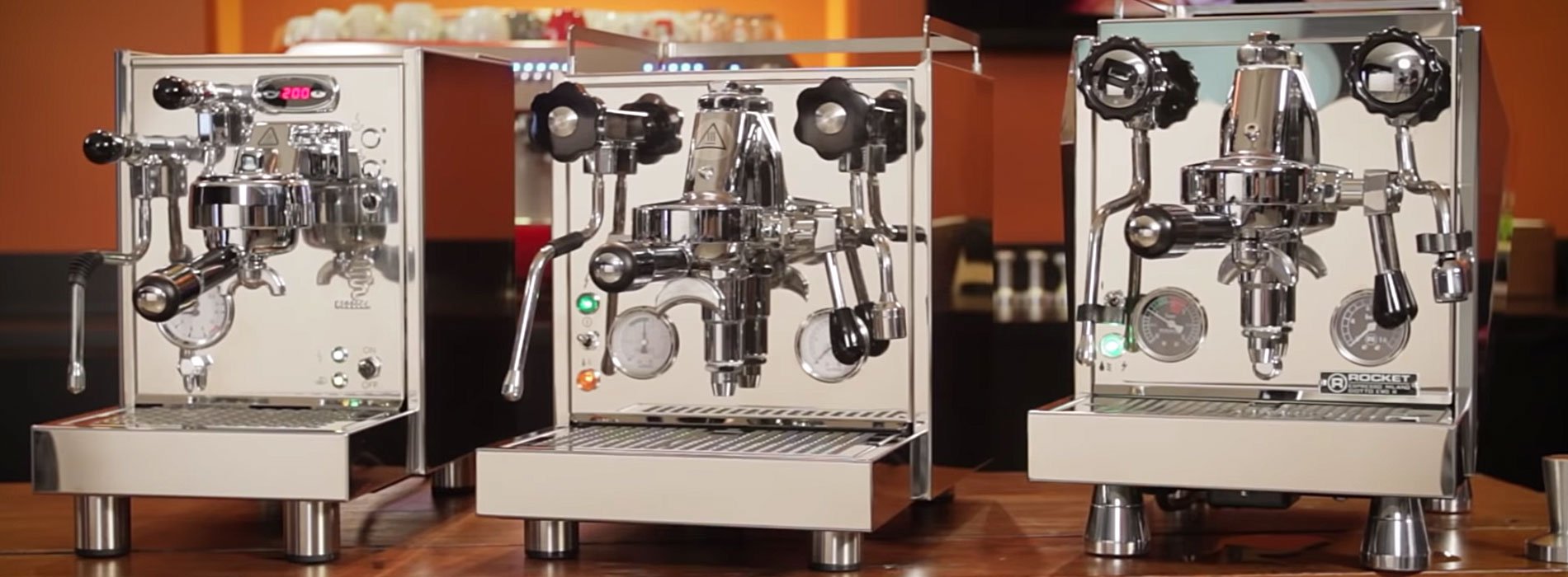 PID HX Boiler Espresso Machines: ECM Technika V Profi PID, Profitec Pro 500 PID and Rocket Mozzafiato Cronometro R