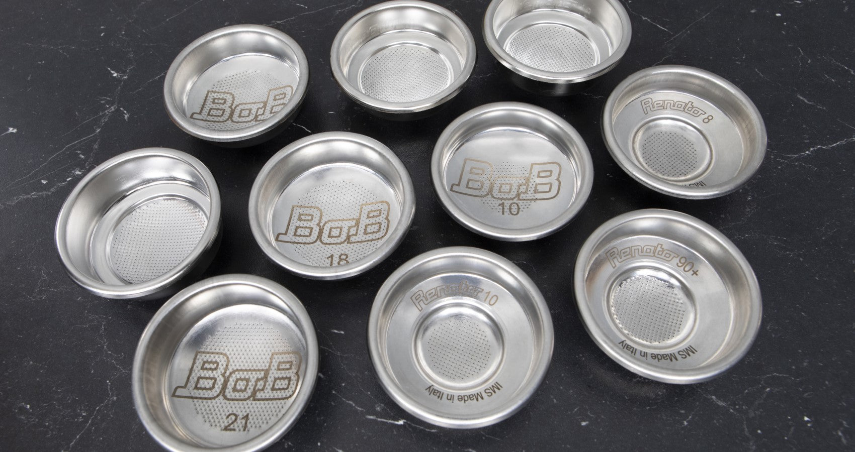 Comparing Barista Improving Taste Portafilter Baskets and Stock Baskets