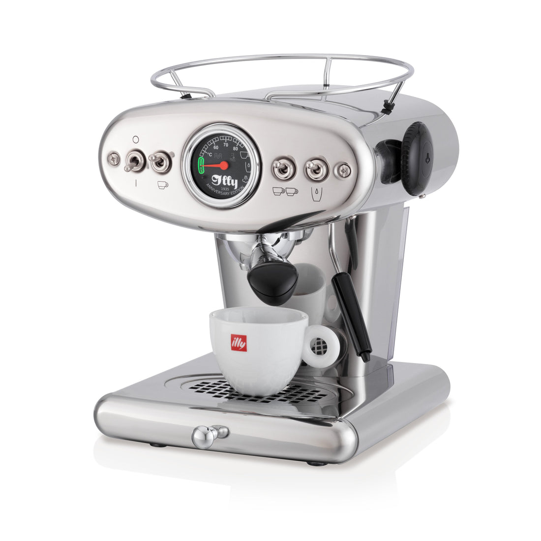 X1 Anniversary E.S.E. Pod & Ground Coffee Machine - Stainless