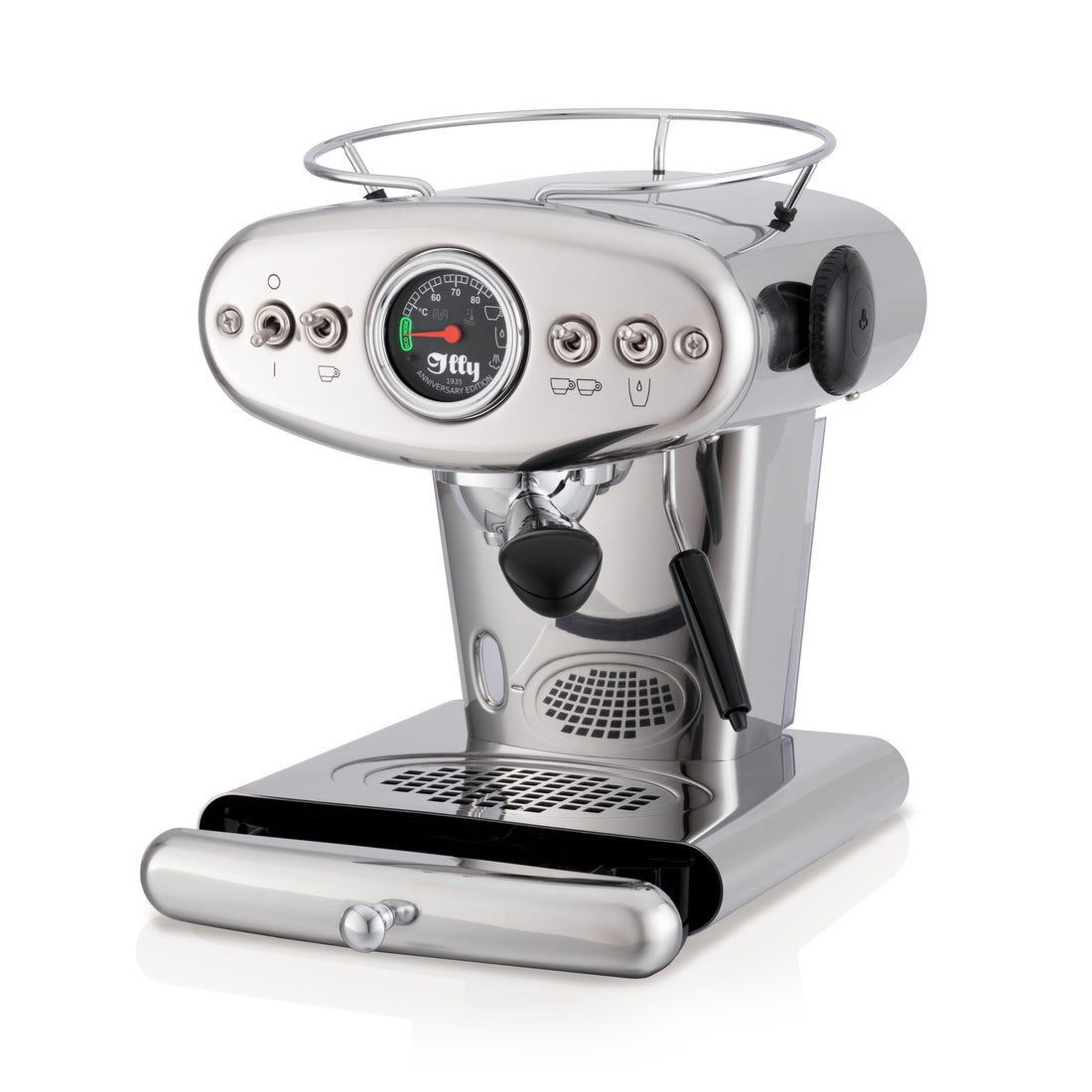 X1 Anniversary E.S.E. Pod & Ground Coffee Machine - Stainless