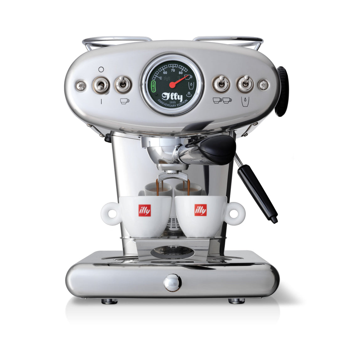 X1 Anniversary E.S.E. Pod & Ground Coffee Machine - Stainless