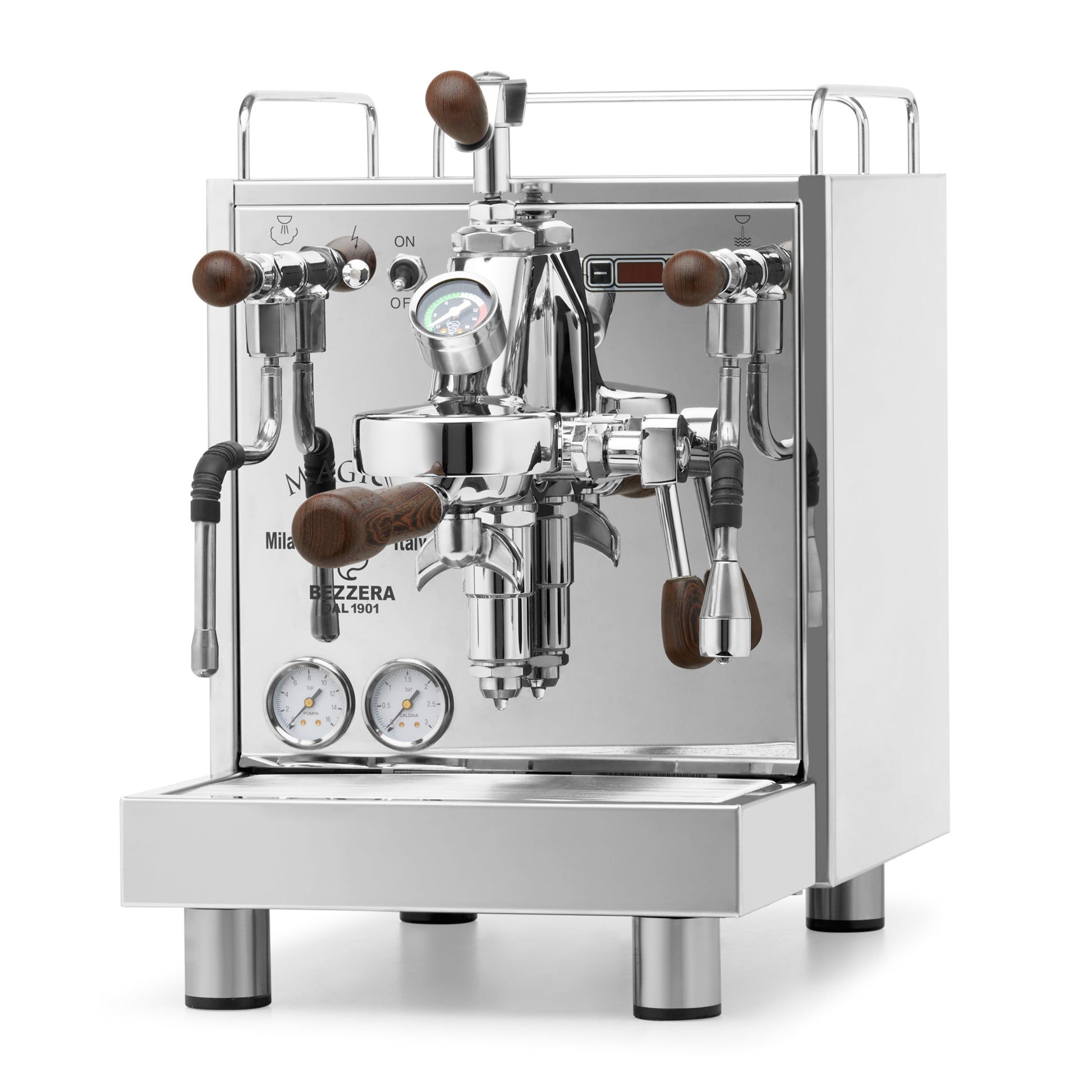 Bezzera Magica PID angled to the left. || Wenge