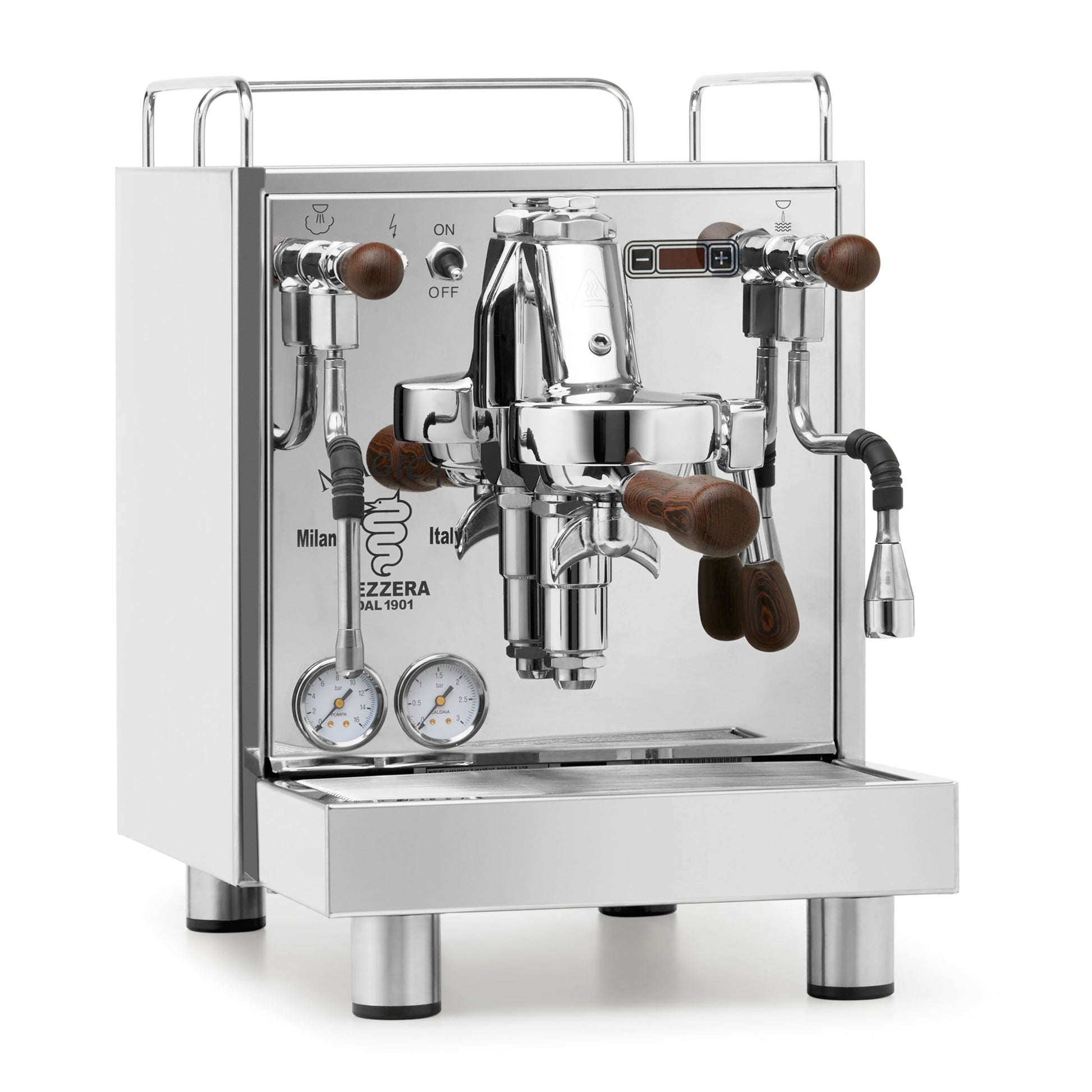 Bezzera Magica PID angled to the right. || Wenge