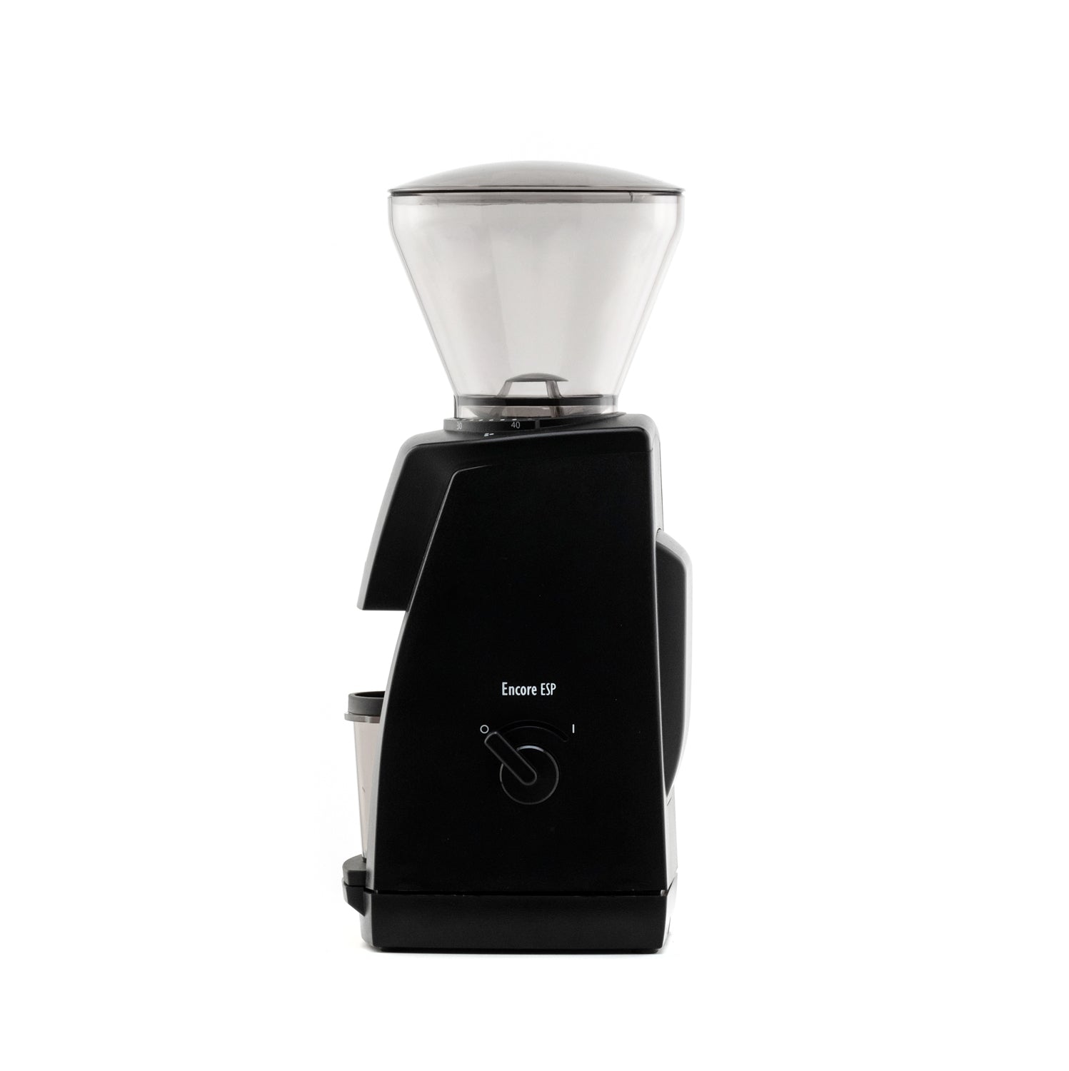 Baratza Encore ESP Coffee and Espresso Grinder in Black Left Profile || Black