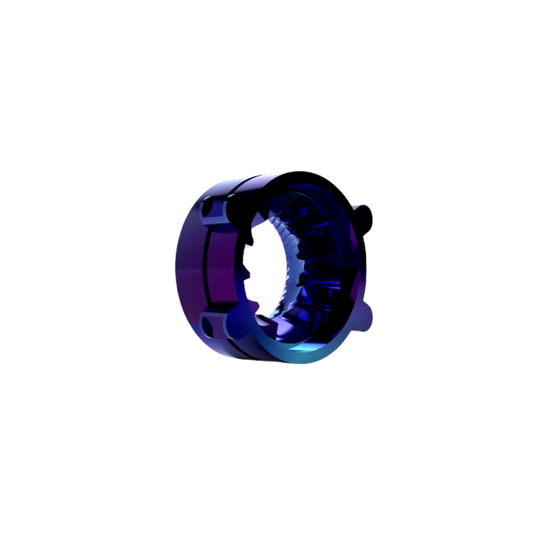 Varia VS6 Hypernova Iridescent Titanium Plated 63mm Conical Burr Outer Ring || Hypernova Iridescent Titanium Plated