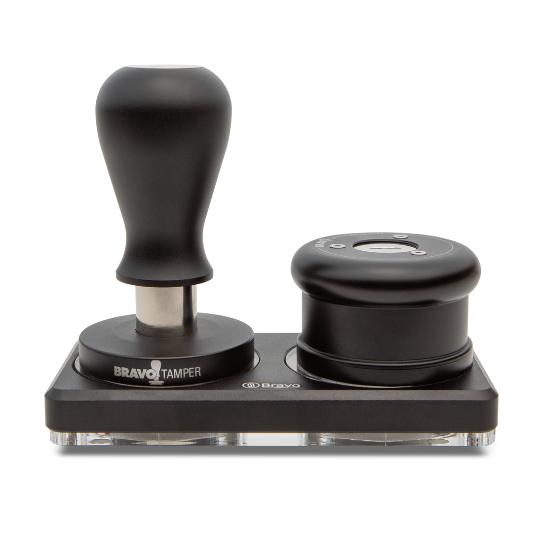 Bravo Flat Tamper and Distributor Stand