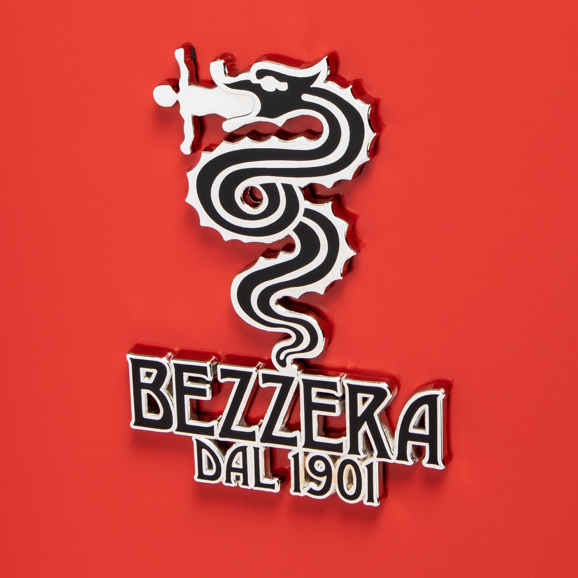 Bezzera Aria in Red Logo Badge || Red