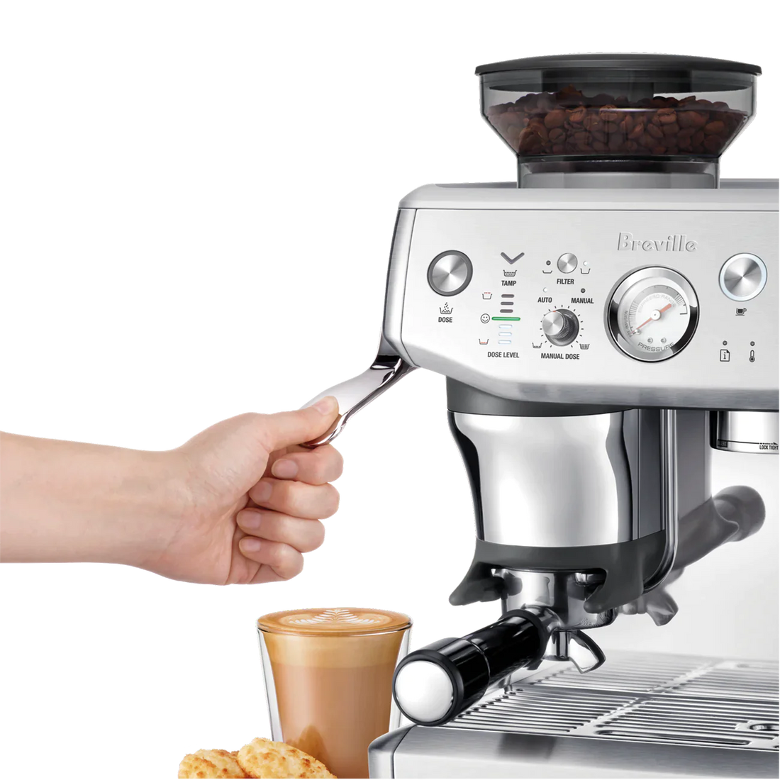 Breville BES876BSS1BNA1 the Barista Express Impress™