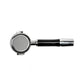 Image 3 of 3 - ECM Stainless Steel Bottomless Portafilter with Angled Handle