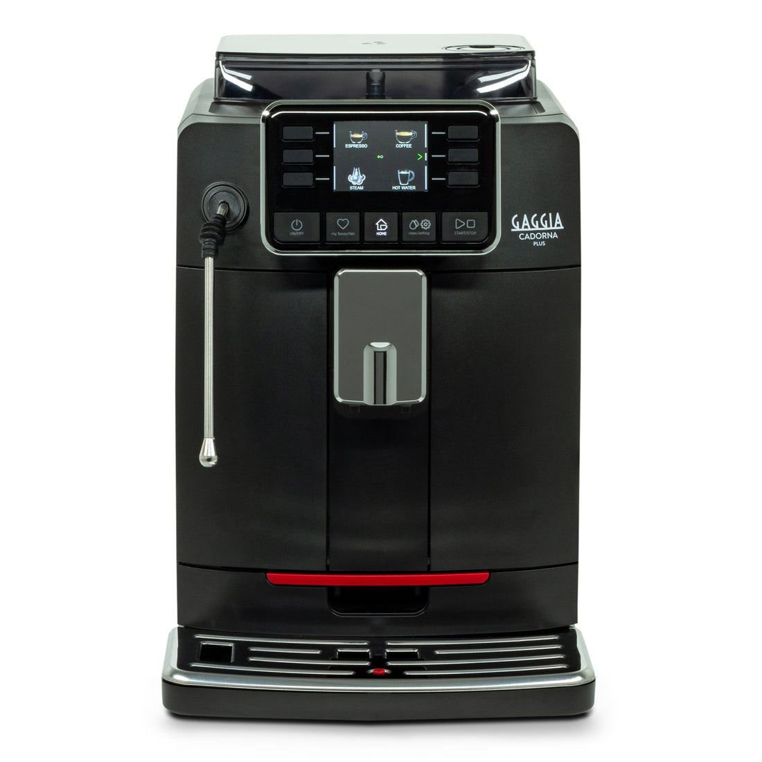 Gaggia Cadorna Barista Plus Automatic Espresso Machine - Dark Chocolate Straight Grain