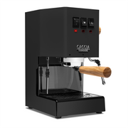 Gaggia Classic Evo Pro Espresso Machine in Thunder Black with Olive Wood