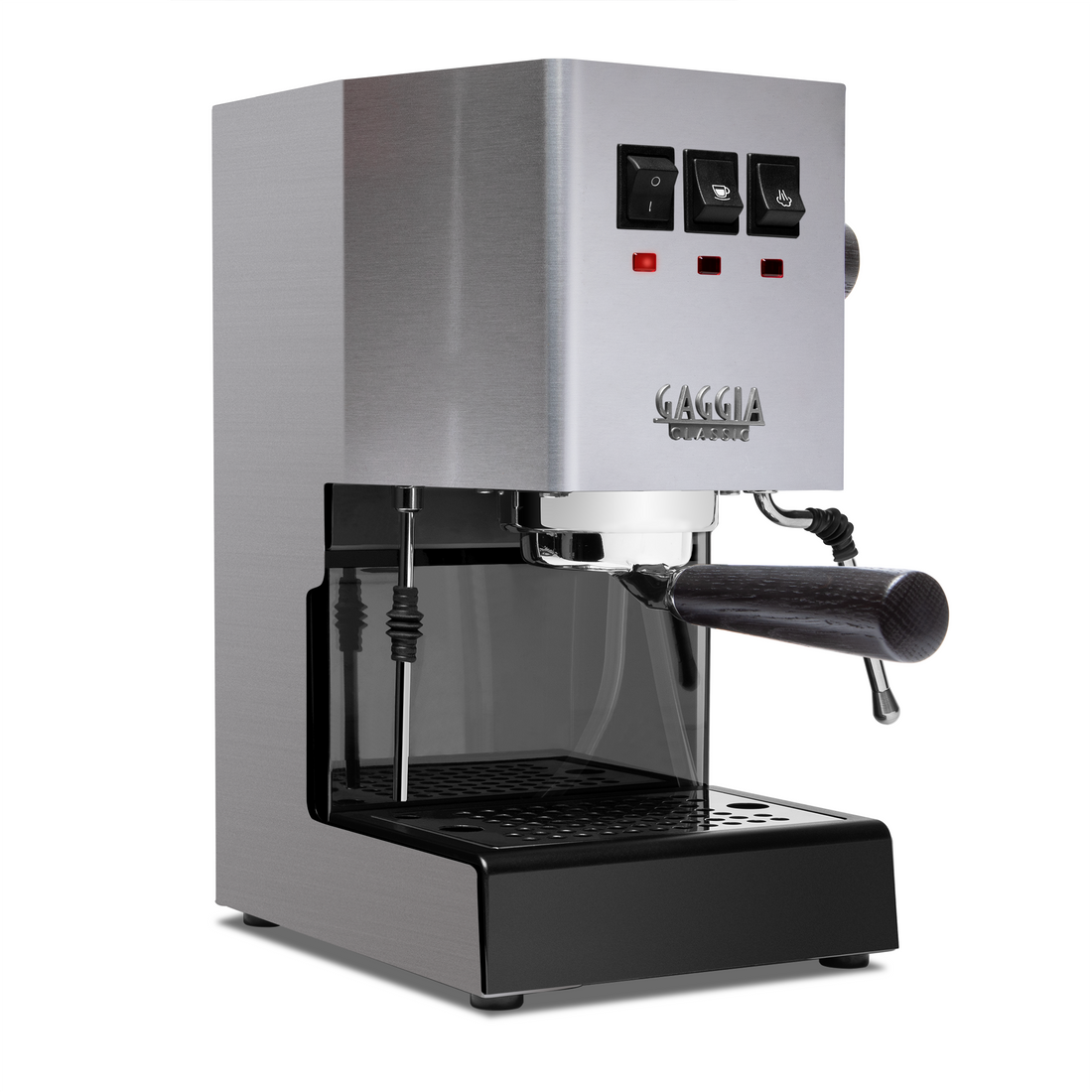 Gaggia Classic Evo Pro Semi-Automatic Espresso Machine with Blackened Oak