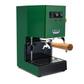 Gaggia Classic Evo Pro Espresso Machine in Jungle Green with Olive Wood