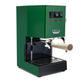 Gaggia Classic Evo Pro Espresso Machine in Jungle Green with Tiger Maple