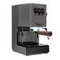 Gaggia Classic Evo Pro Espresso Machine in Industrial Grey with Walnut