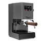 Gaggia Classic Evo Pro Espresso Machine in Industrial Grey with Walnut