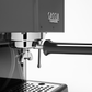 Gaggia Classic Evo Pro Espresso Machine in Industrial Grey with Tiger Maple