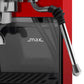 Gaggia Classic Pro E24 Cherry Red steam wand zoom || Cherry Red