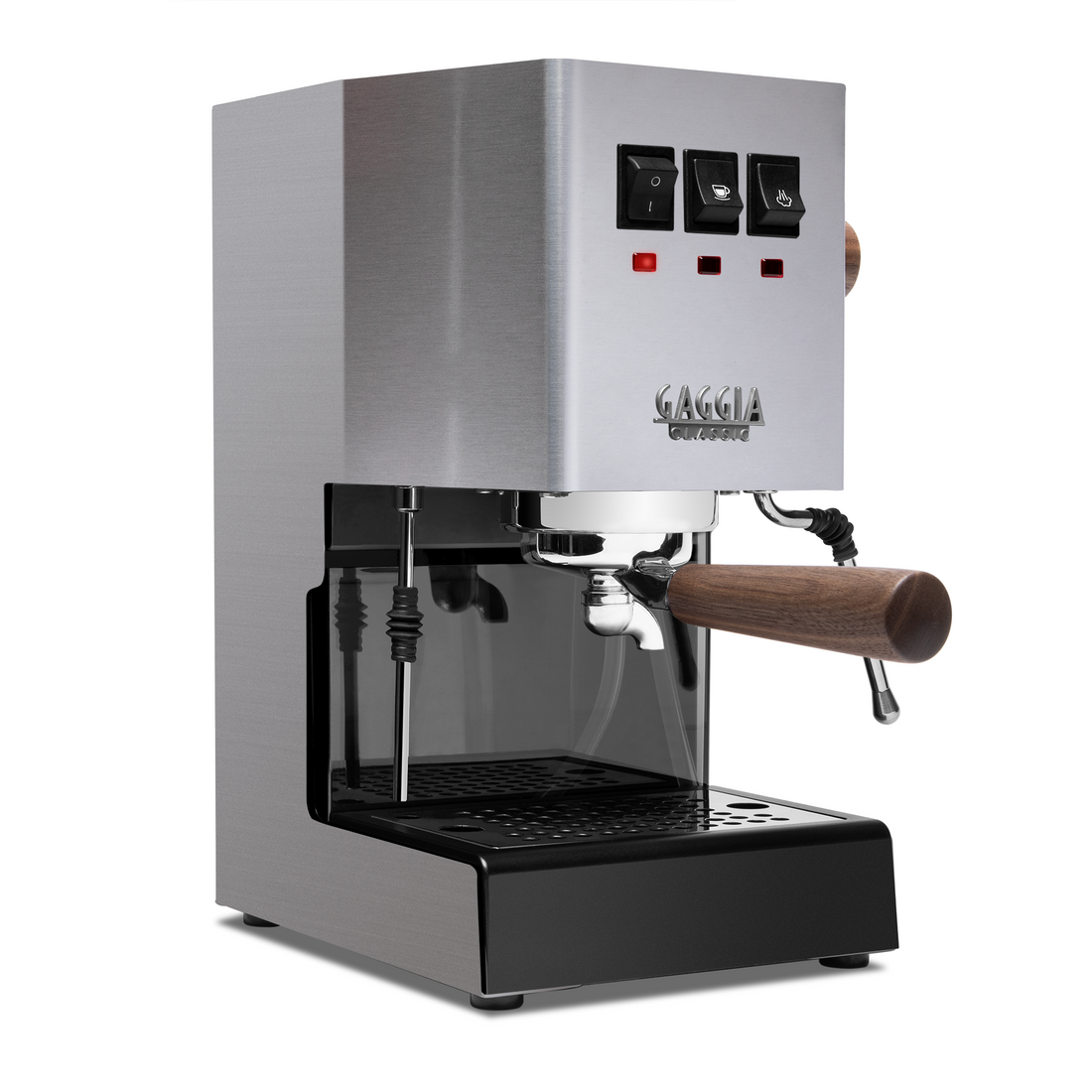 Gaggia Classic Evo Pro Semi-Automatic Espresso Machine with Walnut