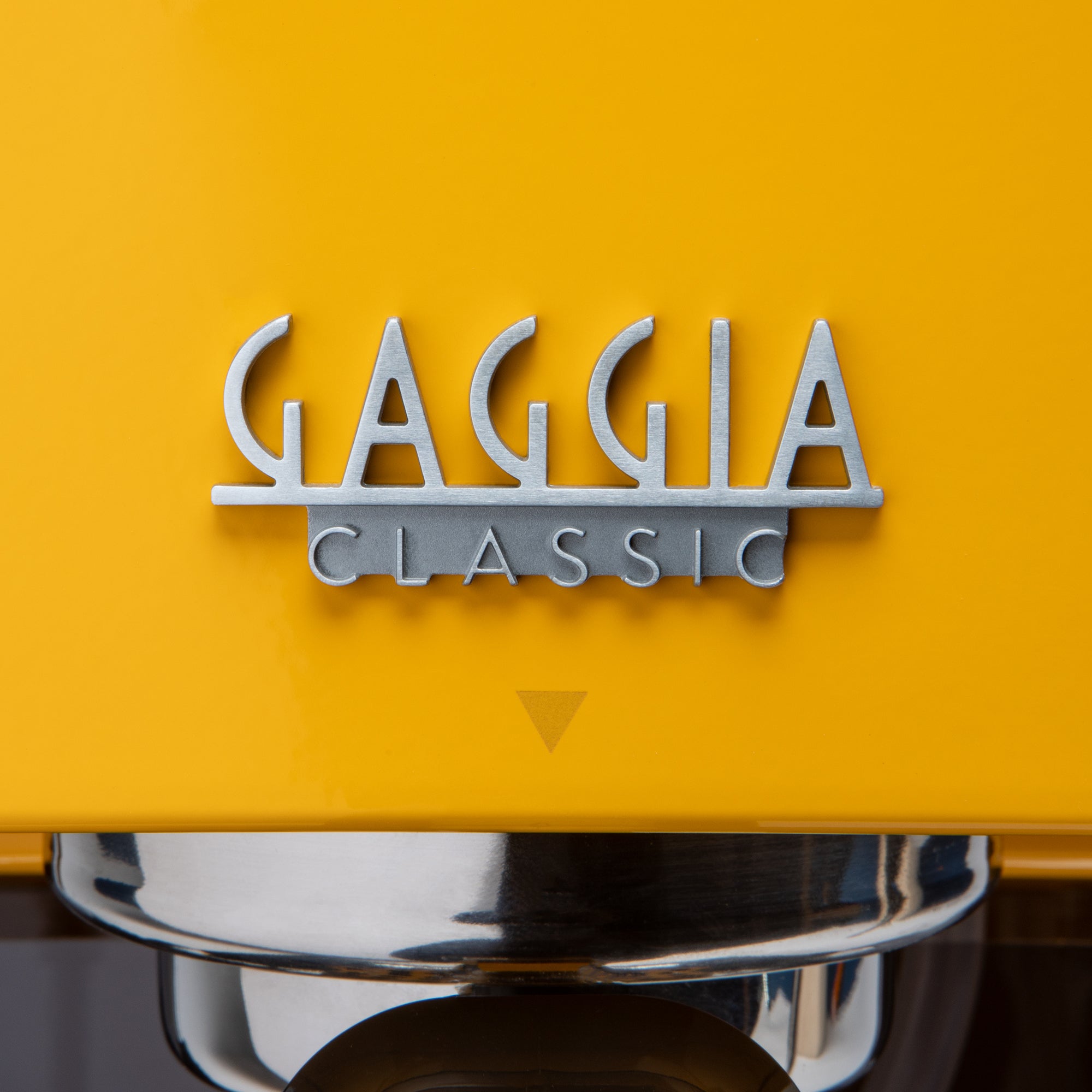 Gaggia Classic Evo Pro Espresso Machine in Sunshine Yellow with