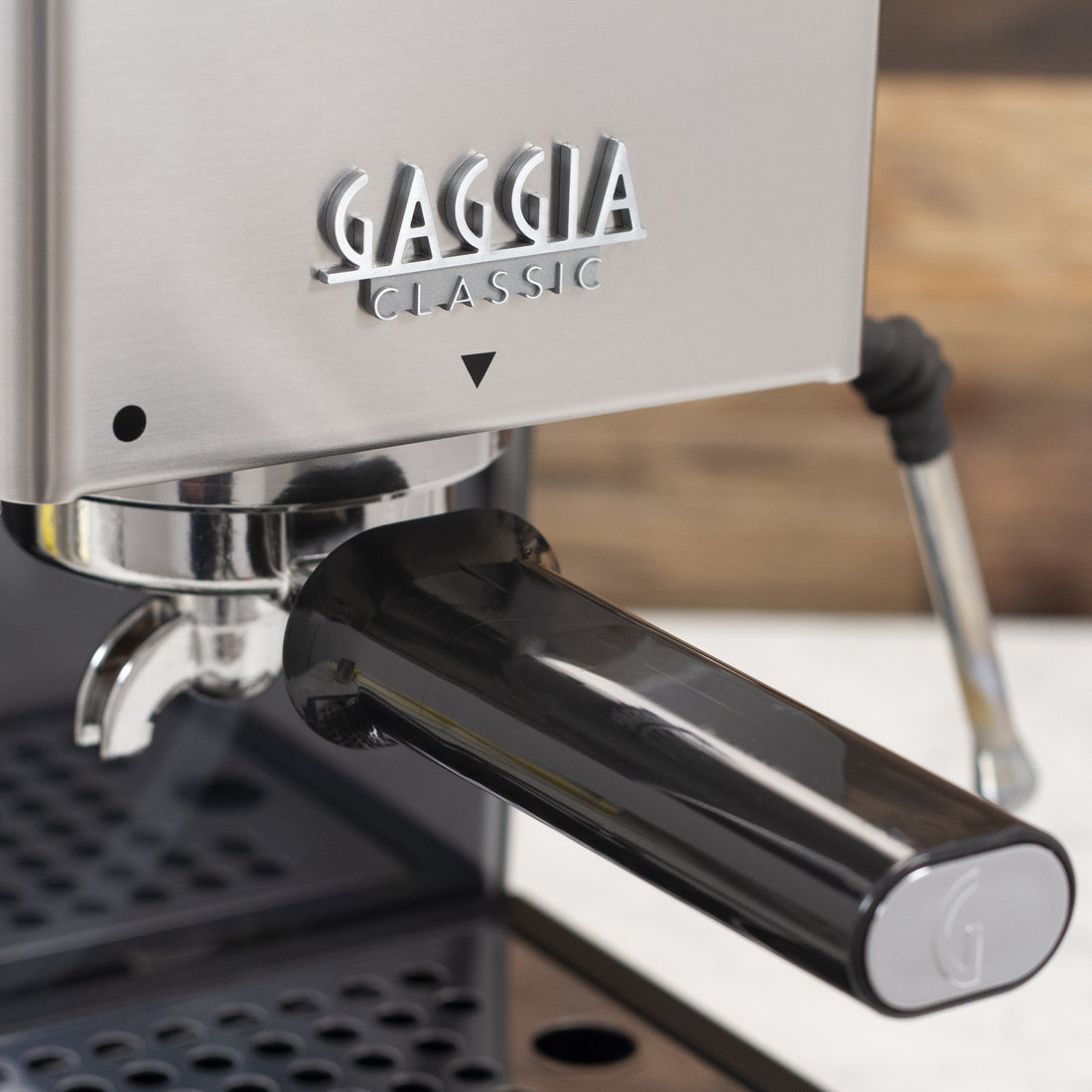 Gaggia Classic Evo Pro Semi-Automatic Espresso Machine with Blackened Oak