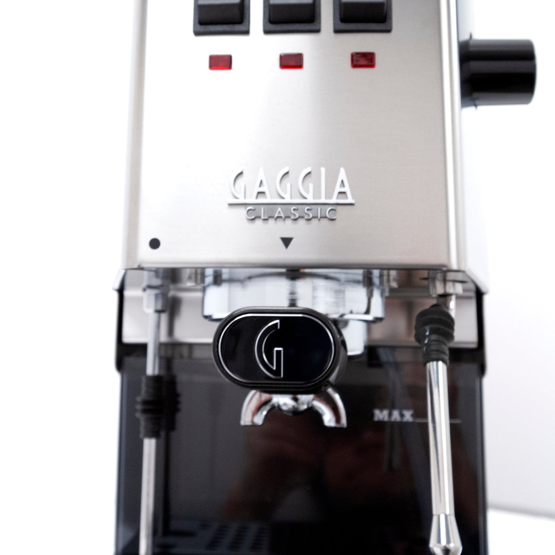 Gaggia Classic Evo Pro Semi-Automatic Espresso Machine with Blackened Oak