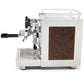 Profitec Pro 600 with Walnut Burl panels left profile || Walnut Burl