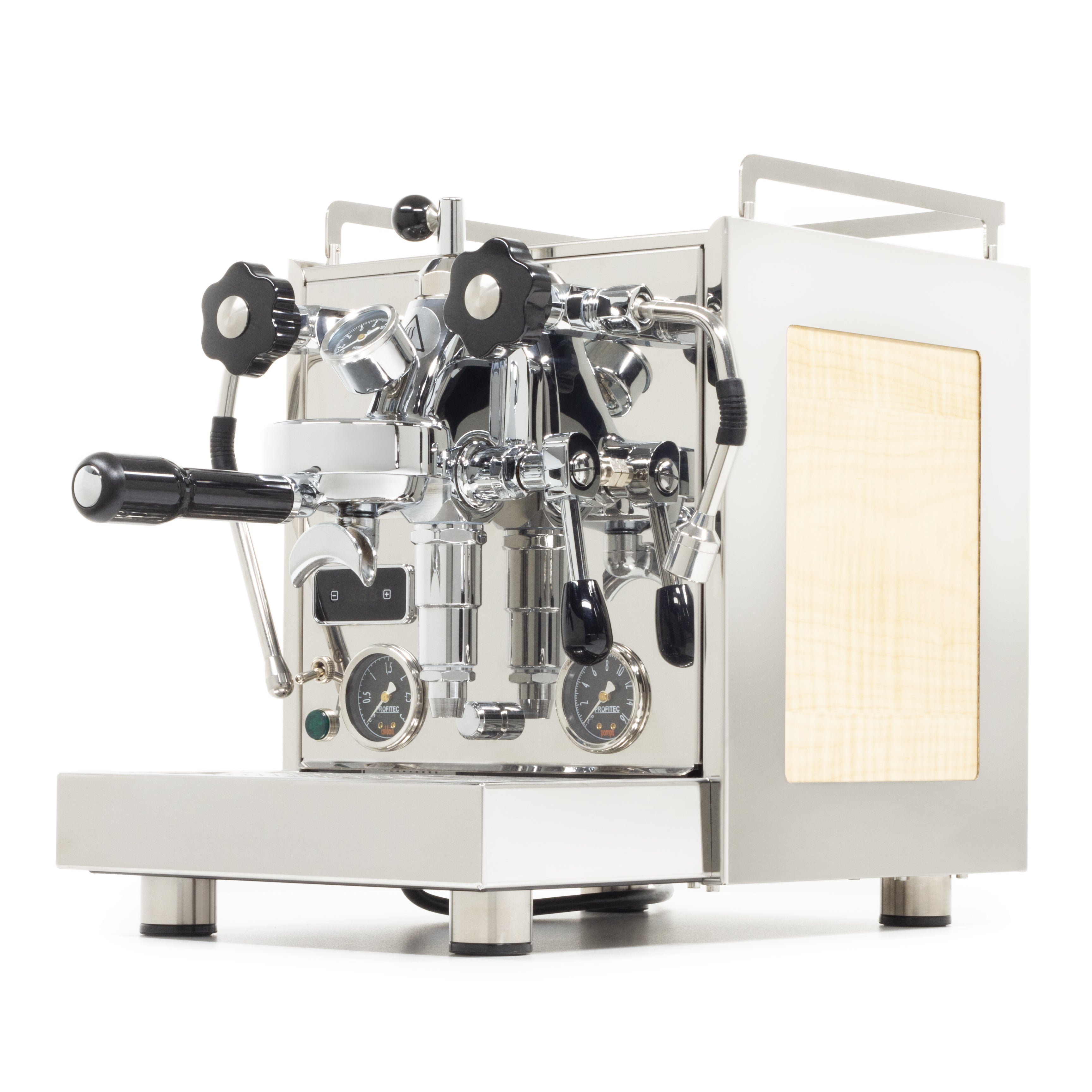 Profitec Pro 600 Dual Boiler Espresso Machine - Maple Curly Figured / Flow Control