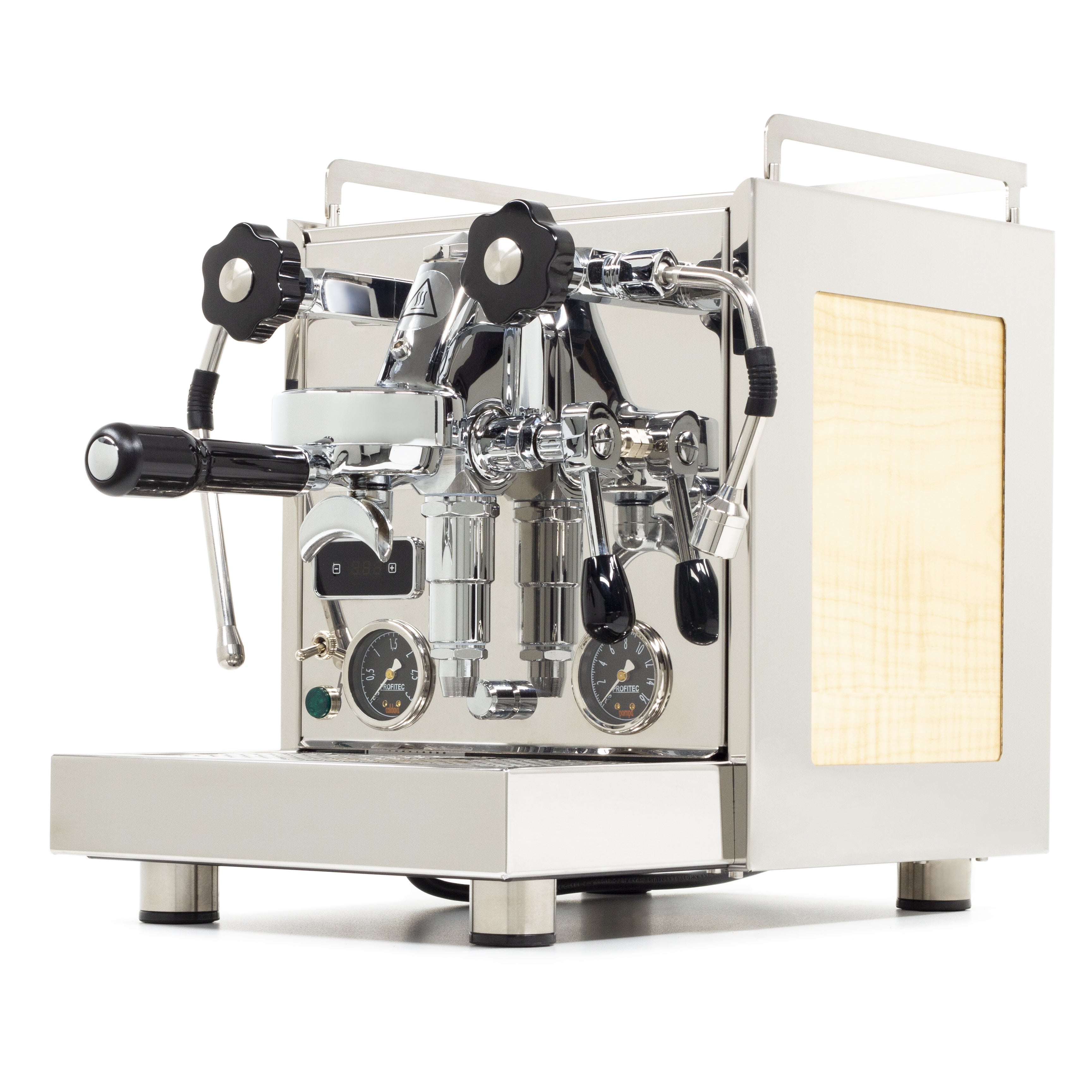 Profitec Pro 600 Dual Boiler Espresso Machine - Maple Curly Figured / No Flow Control