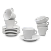 Maromas 6 Piece Cappuccino Cup and Saucer Set