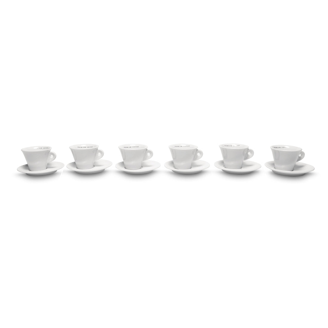 Maromas 6 Piece Cappuccino Cup and Saucer Set