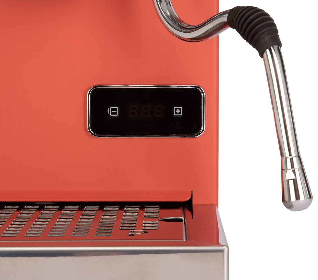 Profitec GO Espresso Machine - Red with Walnut