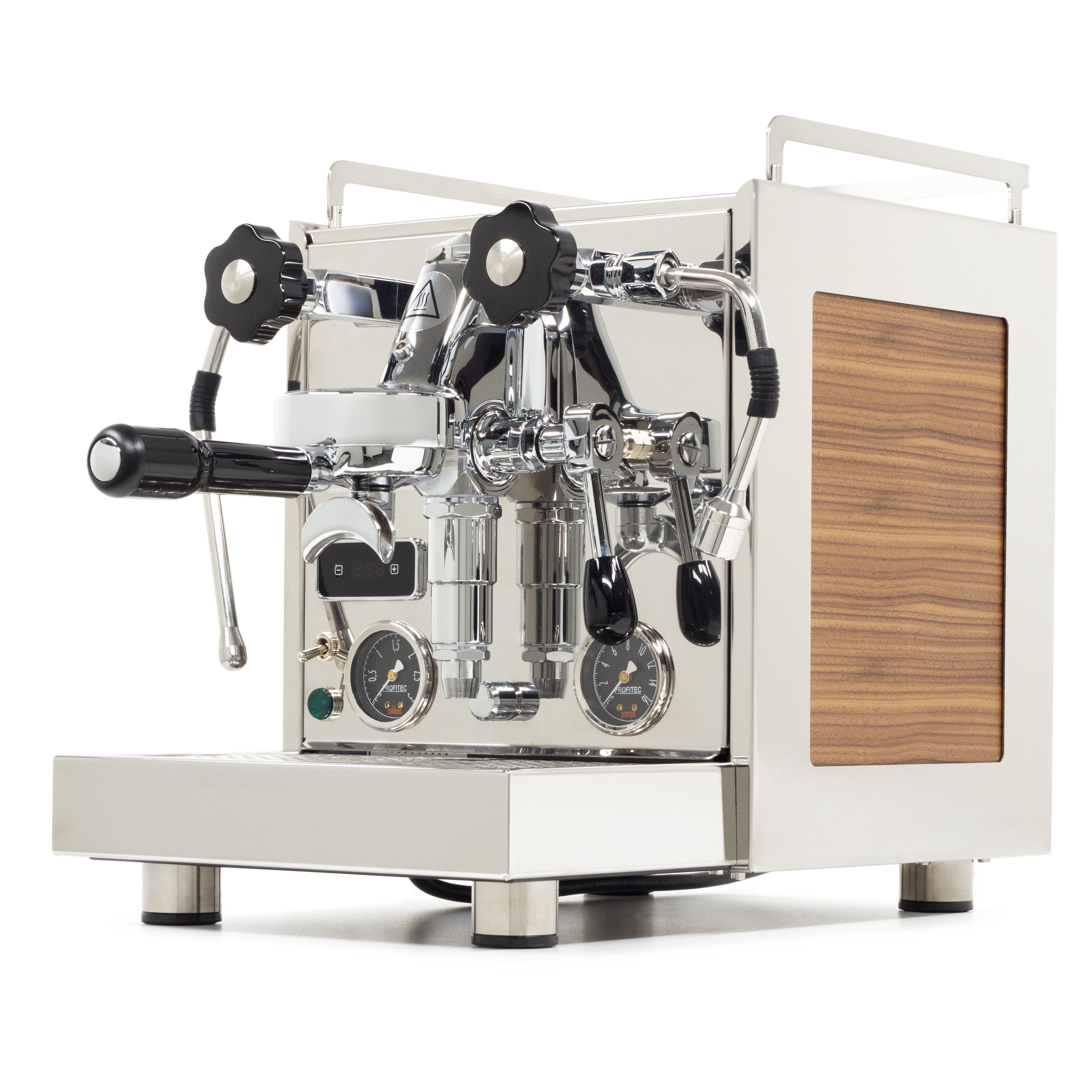 Profitec Pro 600 Dual Boiler Espresso Machine - Ebony Macassar / No Flow Control