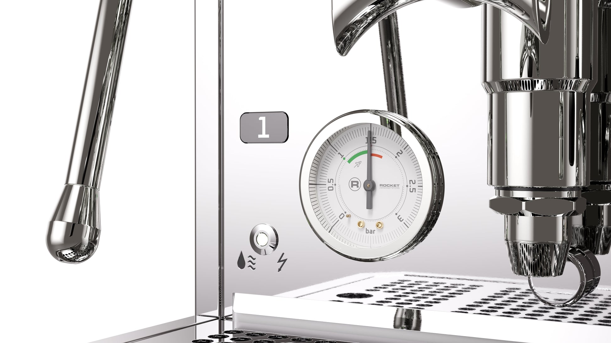 Rocket Espresso Giotto FAST R PID Detail