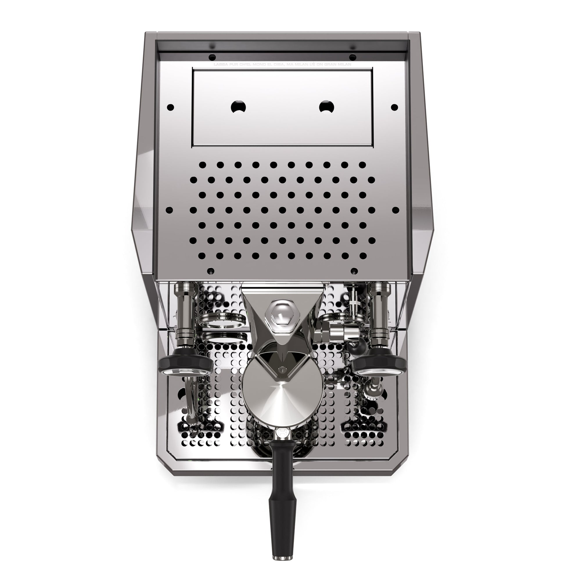 Rocket Espresso Giotto FAST R Stainless Steel Topdown || Stainless Steel