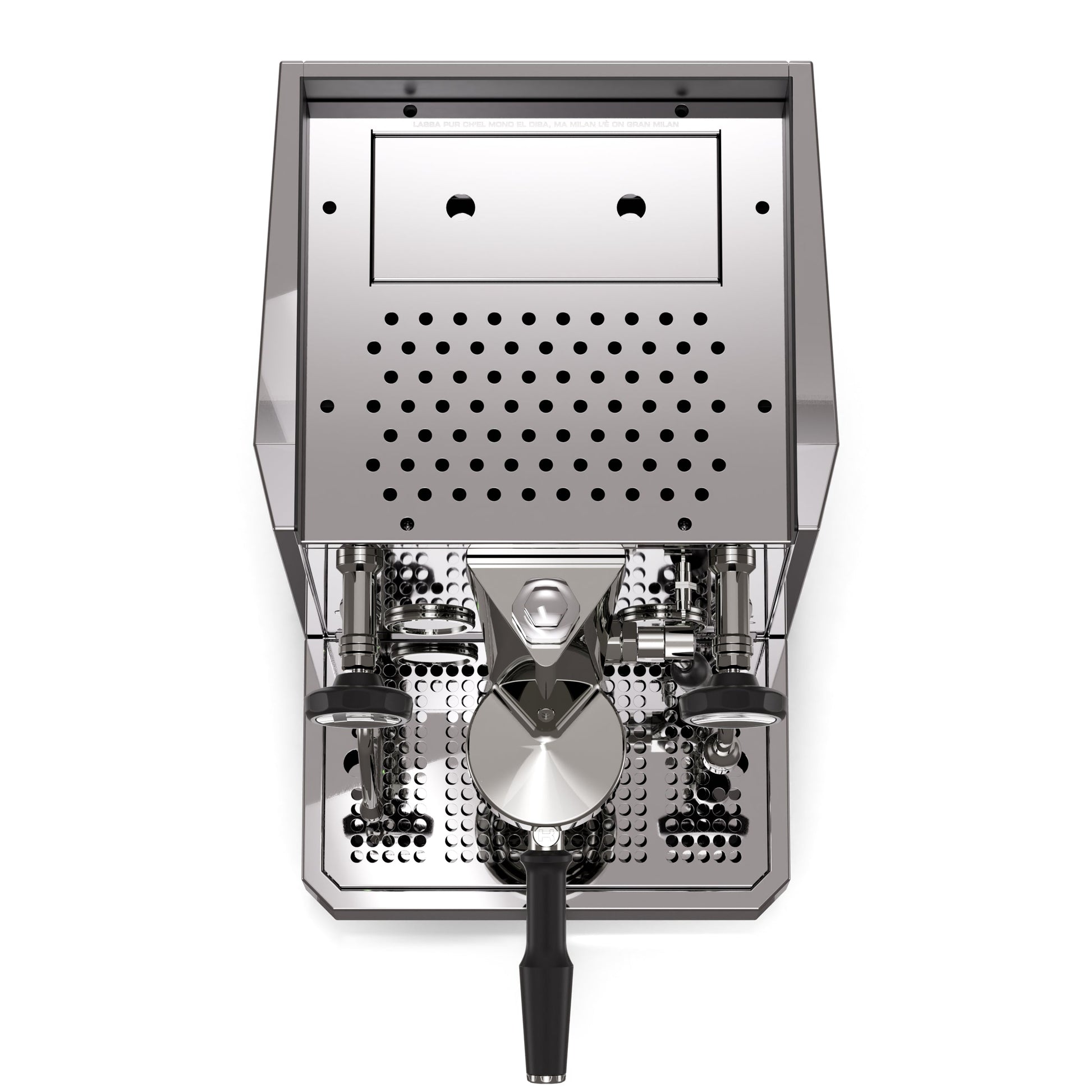 Rocket Espresso Giotto FAST V Stainless Steel Topdown || Stainless Steel