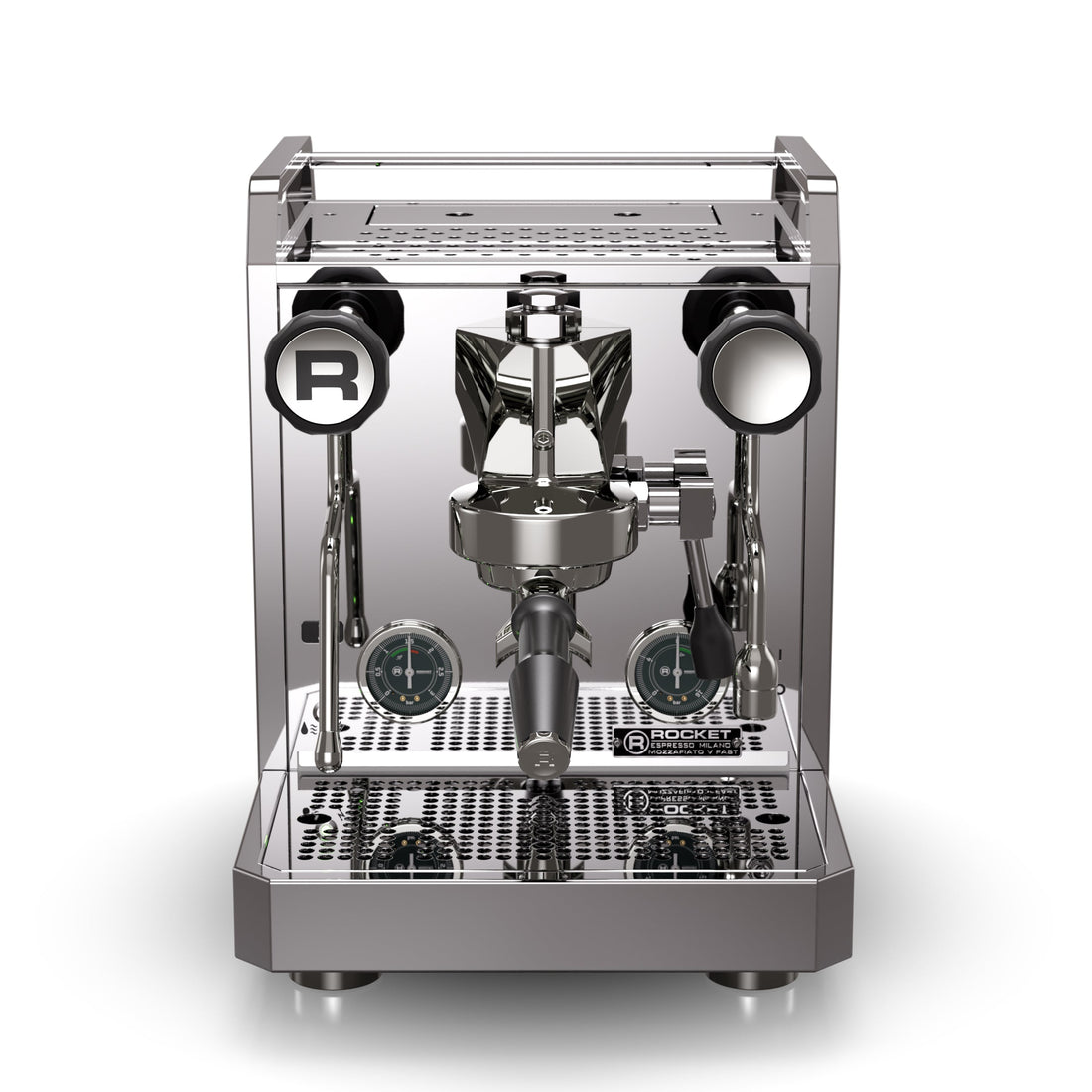 Rocket Espresso Mozzafiato FAST V Stainless Steel Front || Stainless Steel