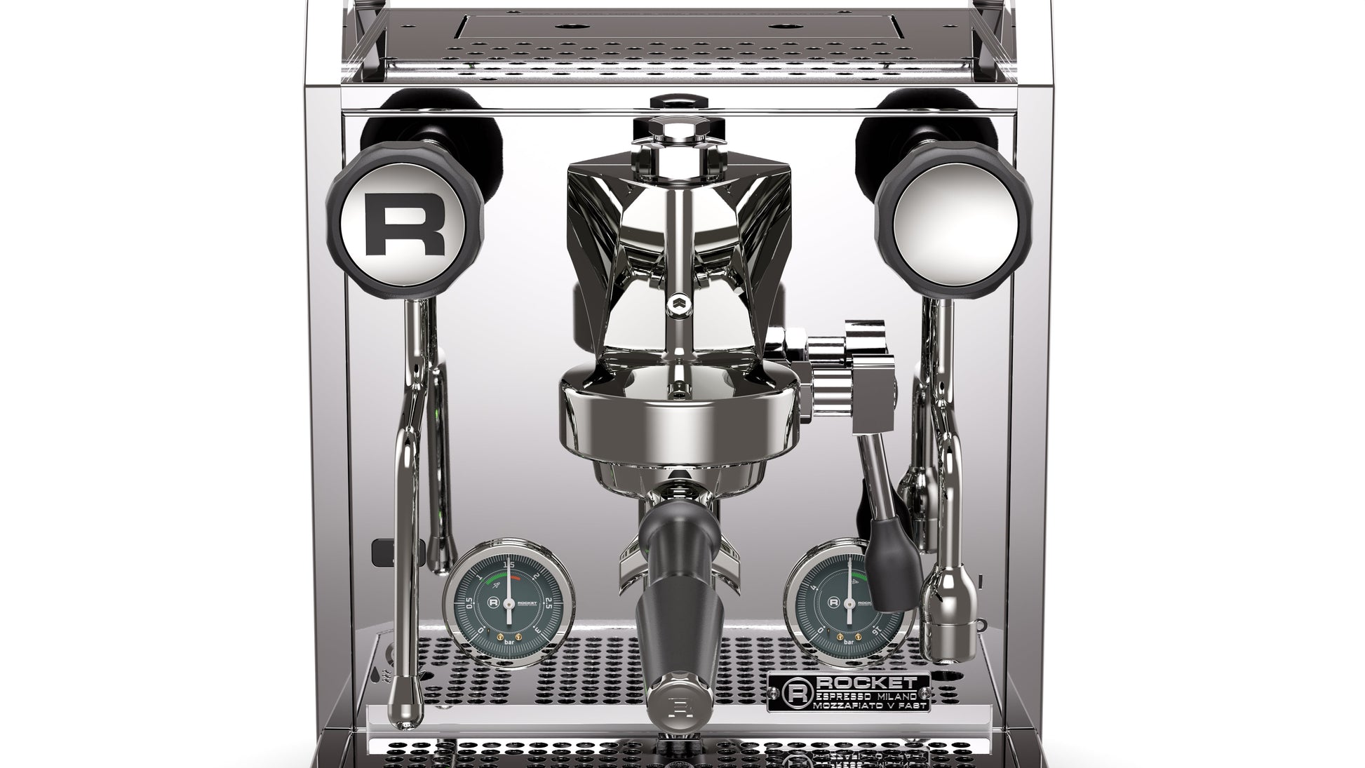 Rocket Espresso Mozzafiato FAST V Stainless Steel Front Panel || Stainless Steel