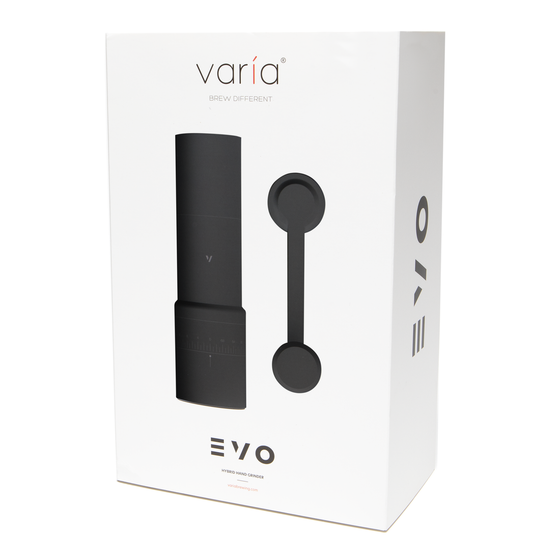 Varia Evo Hybrid Grinder Black in Packaging || Black